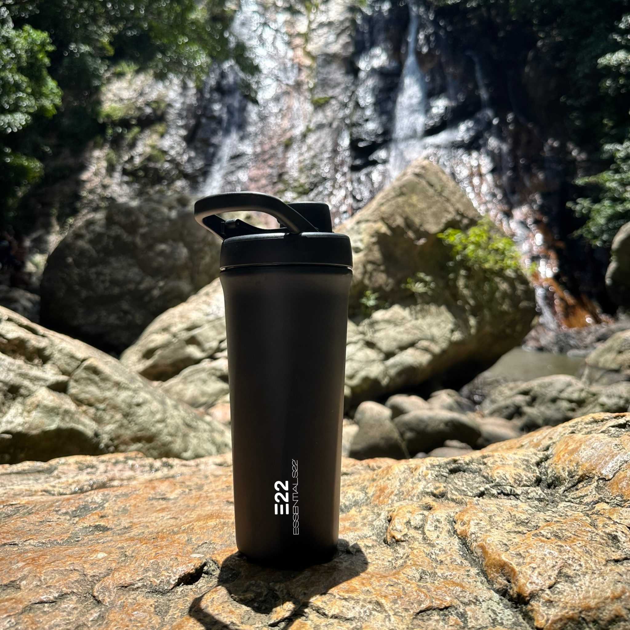 Premium Stainless Steel Protein Shaker Bottle - Large Capacity